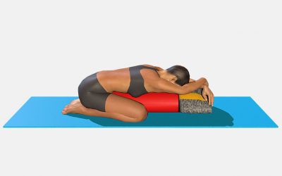 Adho Mukha Virasana (variation 1)