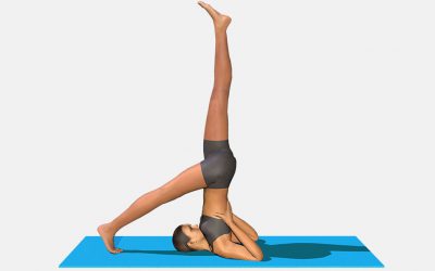Eka Pada Salamba Sarvangasana