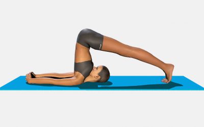 Halasana (variation 1)