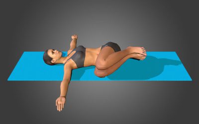 Jathara Parivartanasana (variation 1)