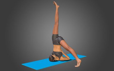 Parsva Eka Pada Salamba Sarvangasana