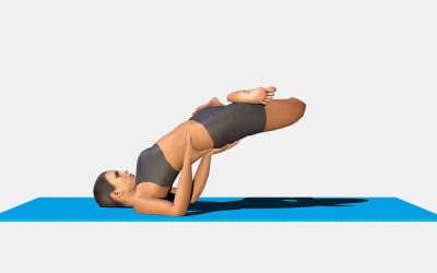 Parsva Urdhva Padmasana in Sarvangasana