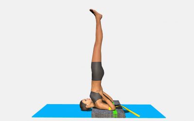Salamba Sarvangasana (variation 1)