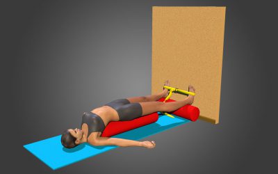 Setu Bandha Sarvangasana (variation 4)
