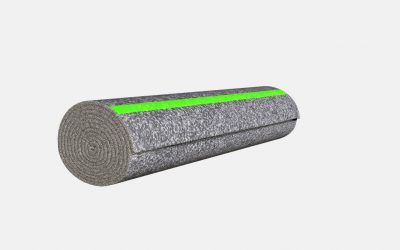Rolled Blankets (Green stripe)