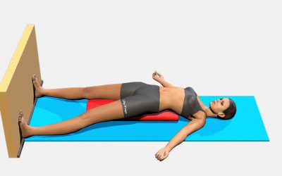 Setu Bandha Sarvangasana (variation 5)