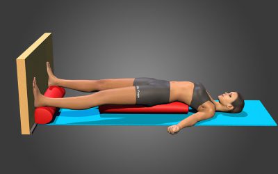 Setu Bandha Sarvangasana (variation 6)