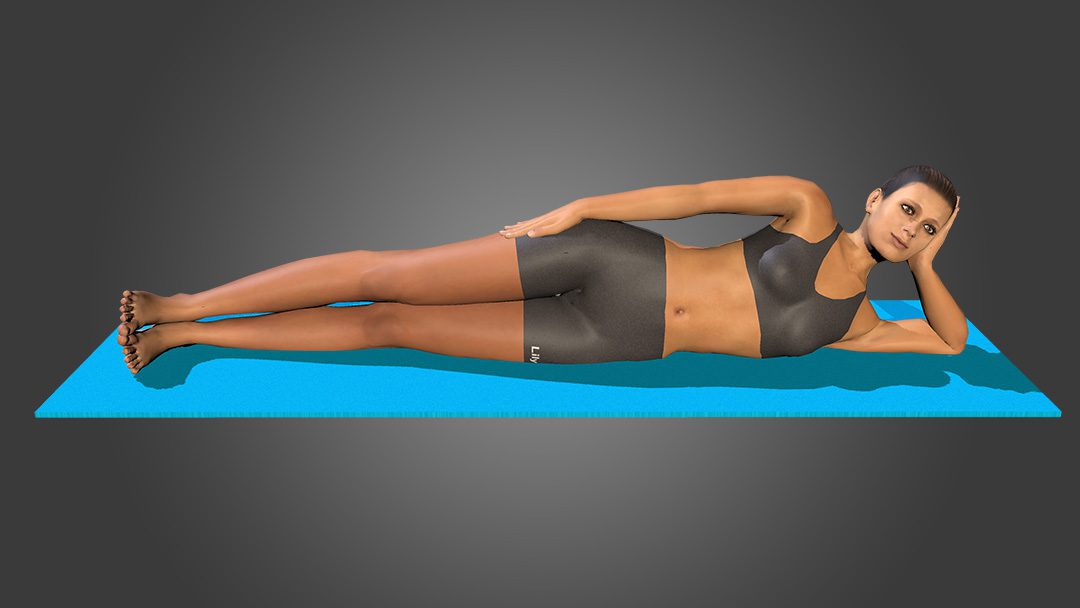 Anantasana (variation 1)