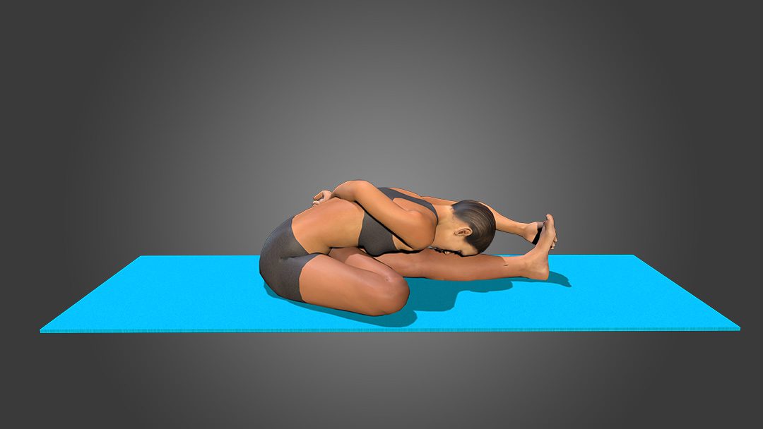 Ardha Baddha Padma Paschimottanasana