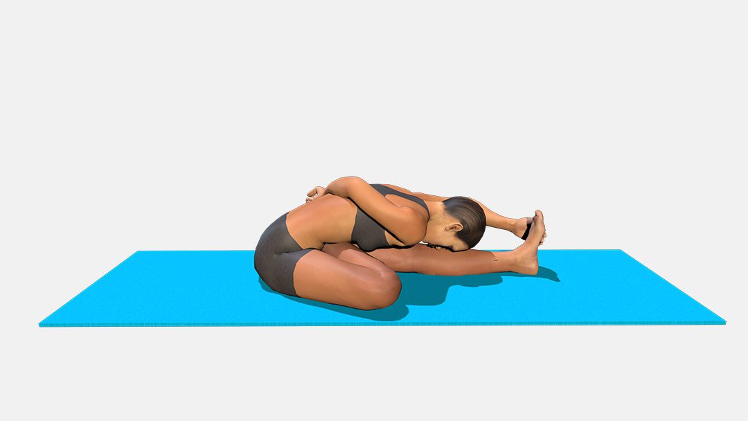 Ardha Baddha Padma Paschimottanasana