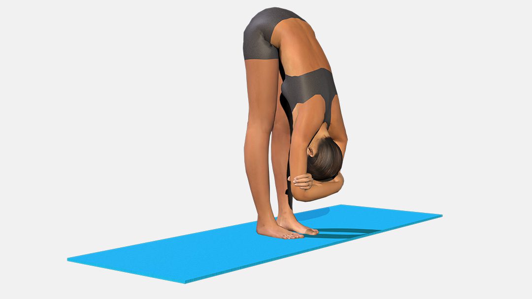 Baddha Hasta Uttanasana