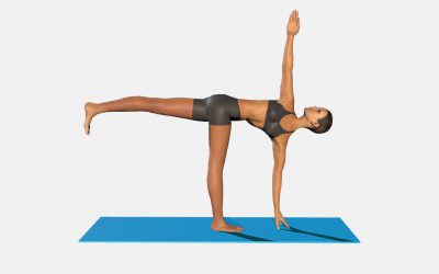 Parivritta Ardha Chandrasana