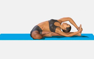 Parivritta Janu Sirsasana (variation 1) strong twist