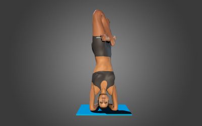 Parsva Urdhva Padmasana Sirsasana